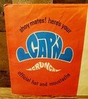 1967  cap n Crunch  Orig  Quaker Oats Mail-away  hat   Mustache  In The Mailer