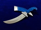 11 4  Seo Handmade Fixed Blade D2 Steel Combat Hunting Sikh Kirpan Knife