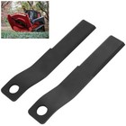 2pcs Skid Steer Brush Cutter Cutting Blades For Use With Agt-rc72 exrc54 - Steel