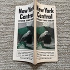 New York Central  System June 1944 Timetable Map Brochure Vintage 1940s