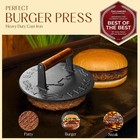 Bellemain Cast Iron Bacon Press   7 Inch Heavy Duty Grill Press