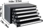5 Drawer Drill Bit Dispenser Organizer Cabinet Hold Sizes  1 -  60 Mechanic Shop