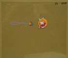 Original Hand Painted Production Animation Cel   Sketch 25-64