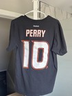 Reebok Anaheim Ducks Shirt Mens Medium M Corey Perry 10 Nhl Hockey Shirsey Black