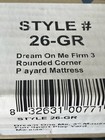 Dream On Me 3  X 26  X 38  Playard Mattress  Fits Graco Square Pack N  Play