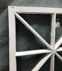 Antique Vintage Single 8 Lite Window Sash Shabby White Chic 27x28 Old 507-25b