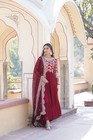 Indian Gown New Designer Salwar  Kameez Anarkali Shalwar Pakistani Suit Ethnic