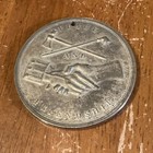 Vintage John Adams Dated 1797 Indian Peace 3 Inch Diameter Medal Medalion