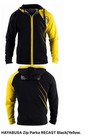 Men s Hayabusa Recast Series Zip Jacket Hoodie Black Yellow Fight Gear Large