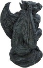 Poised Protector Winged Gargoyle Statue Guardian Gray 
