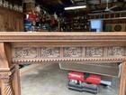 175 Year Old Antique Vintage Wood Fireplace Mantle