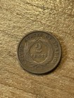 1865 Two Cent Piece Vg 
