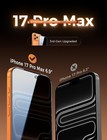 Magic John 3rd Gen Upgraded For Iphone 17 Pro Max Screen Protector 2pack Privacy
