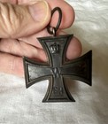 German Iron Cross 1914 Medal pin  Crown   W Marking  Wwi Militaria