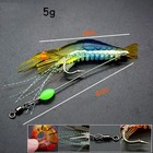 7x Luminous Fishing Bait Lure Artificial Shrimp Lures Soft Hook Prawn Bait Kit