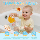 Baby Bath Toys For Kids Ages 1-3  16pcs Mold Free Bath Toys For Toddler 2-4