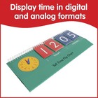 Time Flip Chart   Teaching Clock For Kids   Learn To Tell Time With Analog An   