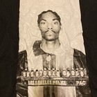 Snoop Dogg Mugshot Graphic T-shirt Men   s L Black Rap Hip Hop Tee 18x29