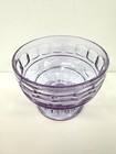 Rare Fostoria Glass Hermitage Wisteria  neodymium  3  Sherbet  Goblet Stem