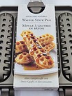 Williams Sonoma Nordic Ware Waffle Stick Pan Dippers Stove Top Nonstick Iron New