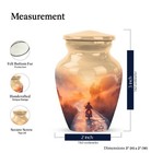 Motorcycle Riding Urn Memorial 3 Inch Cremation Urns Ashes Female Burial Funeral