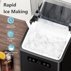 Ice Makers Countertop portable Ice Machine With Crushed Ice  35lbs day