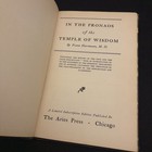In The Pronaos Of The Temple Of Wisdom   Franz Hartmann   1941 The Aries Press