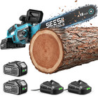 40v 18-inch Cordless Chainsaw Brushless Chain Saw Kit 2 Battery  5 0ah   charger