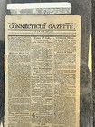 1790 Connecticut Gazette Newspaper Historic Americana Friday June 4 Congress Ads