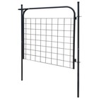 Garden Fence Gate 39 4 x39 4  Fencing Door Barrier Anthracite green Vidaxl