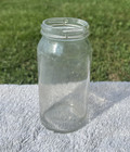 Vintage 1938-1950 Armstrong Glass   Cork Company Embossed Antique Mason Jar