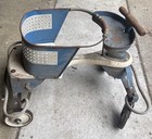 Vtg 1953 Taylor Tot P48 Baby Stroller Walker Blue White Wood Beads Original