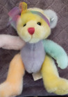 Lot Of 3 First   Main Sorbet Stuffed Animal Plush 18    Bear Multicolor Pastel