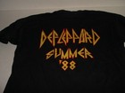 Vintage 1988 Def Leppard Hysteria World Tour T Shirt Summer 88