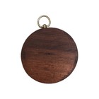 Vintage Currier   Ives Round Oval Wooden Wall Plaques Decor Homestead In Winter