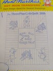 Little Pigs Crib Quilt 3816 Hot Iron Transfer Pattern Aunt Martha s Embroidery