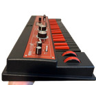 Korg Microkorg Xl   Bkrd Synthesizer Limited Black Red W vocoder Keyboard   Box