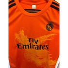 Real Madrid Gustavo  18 2015 Season Jersey Fly Emirates Orange Xl
