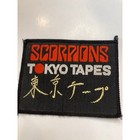 Vintage Embroidered Sew On Patch Scorpions Tokyo Tapes 3 75  X 2 75 