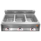 3-pan Propane Gas Food Warmer Restaurant Tabletop Desktop Countertop Steam Table