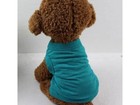 Cotton Dog T-shirt Blank Pet Clothes Soft Puppy Vest For Small Medium Large Dogs