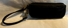 Rolfs Genuine Leather Eyeglass Case Zip Top W leather Zip Pull   Wristlet Strap