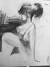 11   x14    Figure Charcoal Drawing On Paper Original Signed 2026