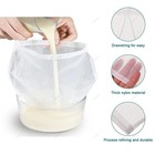 1 30pc 100 Mesh Soy Milk Nylon Filter Bag Nut Milk Bag Net Yogurt Tea Coffee Oil