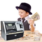 Toy Talking Atm Bank Machine Savings Piggy For Kids Large  Black