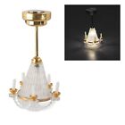 Dollhouse Small Chandelier Electric 1 12 Scale Miniature Pendant Ceiling Light
