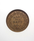 1861-1865 Civil War Token  shall  by  Preserved  F-223 328a Ngc Ms64 Bn  075