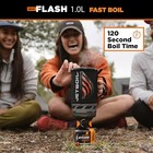 Jetboil Flash 1 0l Portable Fast Boil Stove For Camping And Backpacking With