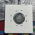 1892 Love Token Engraved Carved Coin Collection Token
