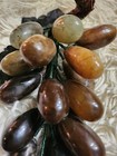 Vintage Mid Century Modern Two Grape Bundles  Purple Lucite And Green Jade